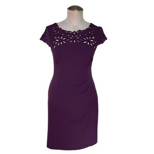 Adrianna Papell burgundy dress